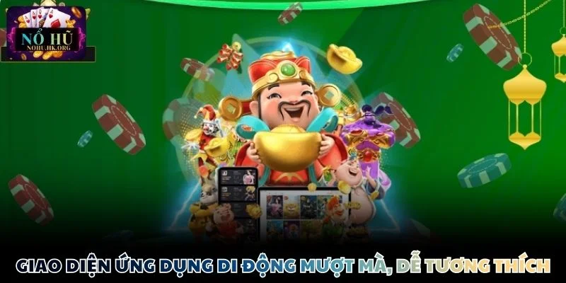 Giao diện ứng dụng di động mượt mà tương thích đa nền tảng