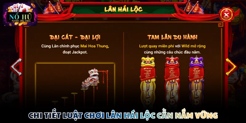 Chi tiết luật chơi lân hái lộc cần nắm vững