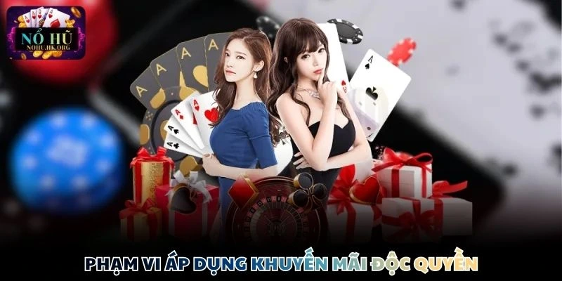 Phạm vi áp dụng khuyến mãi độc quyền